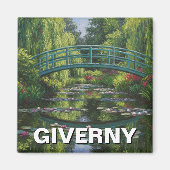 Reizen naar Giverny France Magneet (Voorkant)