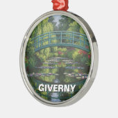 Reizen naar Giverny France Metalen Ornament (Links)