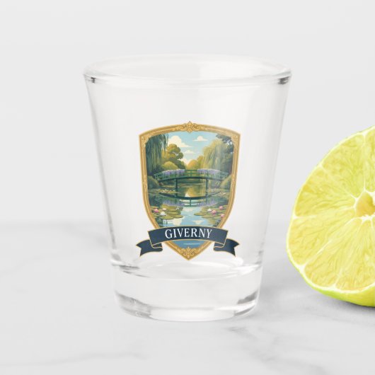 Reizen naar Giverny France Shot Glas (Voorkant)