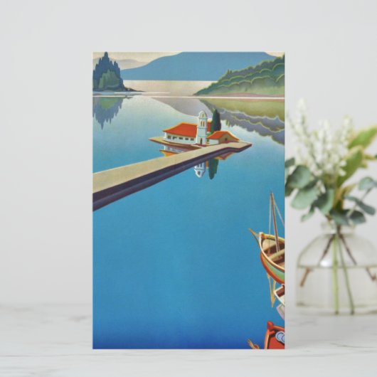 Reizen naar Griekenland - Eiland Corfu Briefpapier (Staand voorkant)