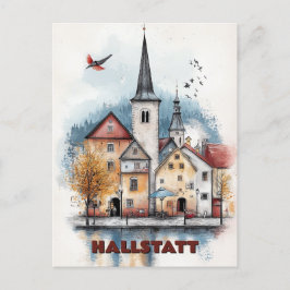 Reizen naar Hallstatt Oostenrijk Briefkaart