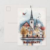 Reizen naar Hallstatt Oostenrijk Briefkaart (Voorkant / Achterkant)