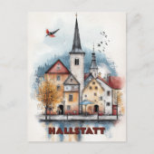 Reizen naar Hallstatt Oostenrijk Briefkaart (Voorkant)