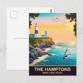 Reizen naar Hamptons Briefkaart (Voorkant / Achterkant)