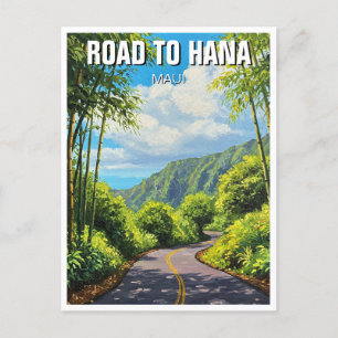 Reizen naar Hana Maui Hawaii Briefkaart