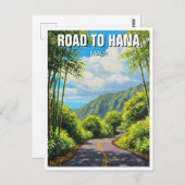 Reizen naar Hana Maui Hawaii Briefkaart (Voorkant / Achterkant)