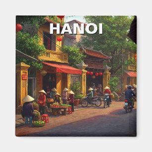 Reizen naar Hanoi Vietnam Magneet