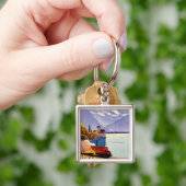 Reizen naar het Meer van Genève Sleutelhanger (Hand)