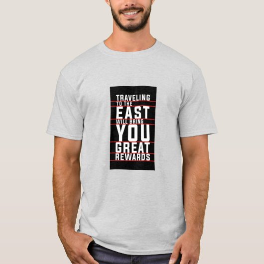 Reizen naar het Oosten T-shirt (Voorkant)