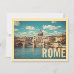 Reizen naar het oude Rome Briefkaart