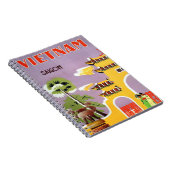Reizen naar het oude Saigon Vietnam Notitieboek (Rechterzijde)
