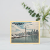 Reizen naar het oude Toronto Briefkaart (Staand voorkant)