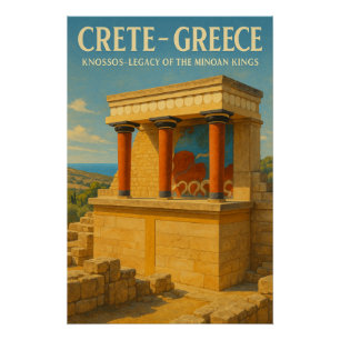 Reizen naar het Paleis van Knossos Perfect Poster