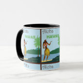 Reizen naar het paradijs: Aloha Hawaii Island Mok (Voorkant links)