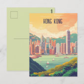 Reizen naar Hong Kong Briefkaart (Voorkant / Achterkant)