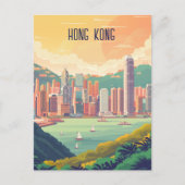 Reizen naar Hong Kong Briefkaart (Voorkant)