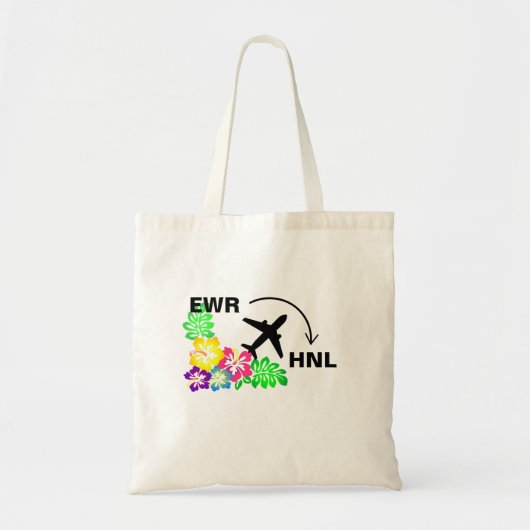 Reizen naar Honolulu Hawaii Tote Bag (Voorkant)