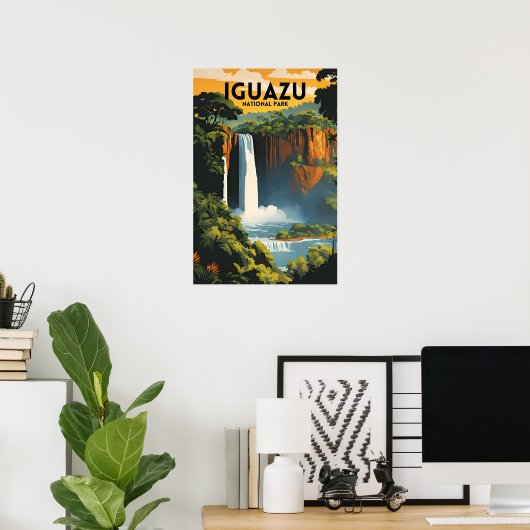 Reizen naar Iguazu National Park Poster (Thuiskantoor)