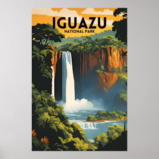 Reizen naar Iguazu National Park Poster (Voorkant)
