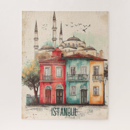 Reizen naar Istanbul Turkiye Legpuzzel