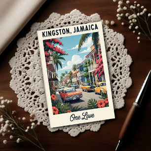 Reizen naar Jamaica in de jaren 60 Briefkaart