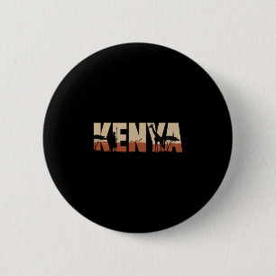 Reizen naar Kenia voor wilde dieren in Afrika op v Ronde Button 5,7 Cm
