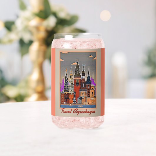 Reizen naar Kopenhagen Blikvorm Glas (Insitu (Huwelijk))