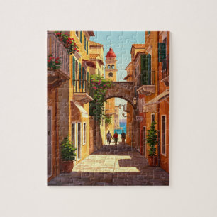 Reizen naar Korfoe Griekenland Legpuzzel