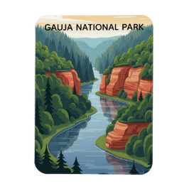 Reizen naar Letland Gauja Nationaal Park Magneet