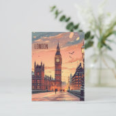 Reizen naar Londen Briefkaart (Staand voorkant)