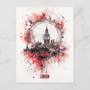 Reizen naar Londen Engeland Briefkaart