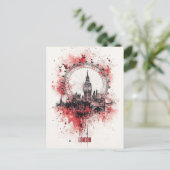 Reizen naar Londen Engeland Briefkaart (Staand voorkant)
