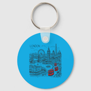 Reizen naar Londen Engeland Ontmoet in Londen Sleutelhanger