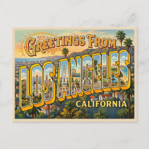 Reizen naar Los Angeles Californië Briefkaart