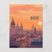 Reizen naar Madrid Briefkaart (Voorkant)