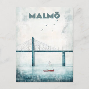 Reizen naar Malmö Zweden Briefkaart