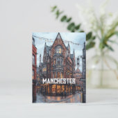 Reizen naar Manchester Verenigd Koninkrijk Briefkaart (Staand voorkant)
