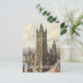 Reizen naar Manchester Verenigd Koninkrijk Briefkaart (Staand voorkant)