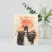 Reizen naar Manilla Filipijnen Briefkaart (Staand voorkant)