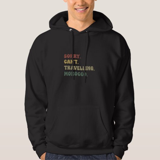 Reizen naar Marokko Hoodie (Voorkant)