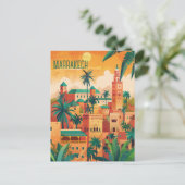 Reizen naar Marrakech Briefkaart (Staand voorkant)