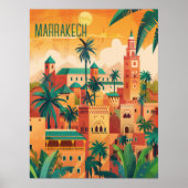 Reizen naar Marrakech Poster (Voorkant)