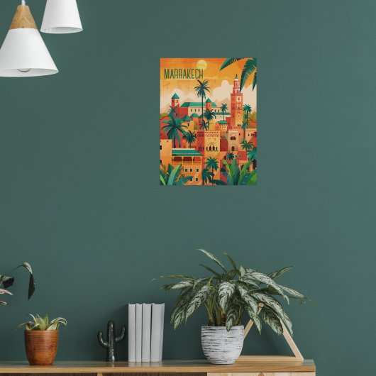 Reizen naar Marrakech Poster (Woonkamer 1)