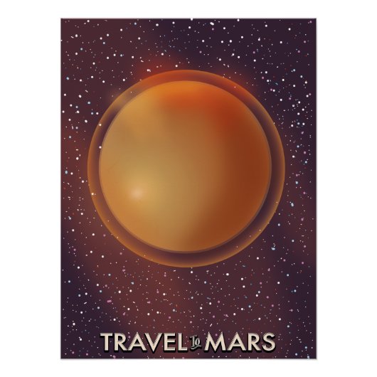 Reizen naar Mars Perfect Poster (Voorkant)