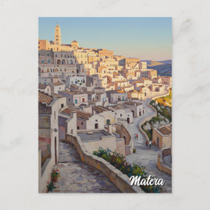 Reizen naar Matera Italië Briefkaart