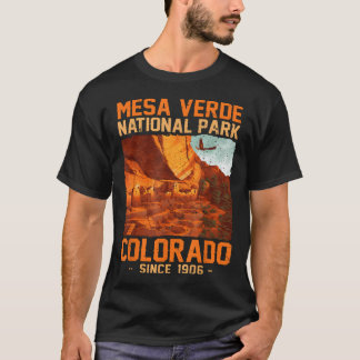 Reizen naar Mesa Verde National Park Colorado T-shirt