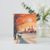 Reizen naar Moskou Briefkaart (Staand voorkant)