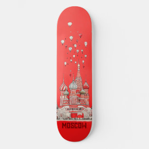 Reizen naar Moskou Rusland Persoonlijk Skateboard