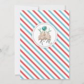 Reizen naar Mr en Mrs Travel Bestemming Bruiloft Kaart (Achterkant)