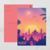 Reizen naar Mumbai Briefkaart (Voorkant / Achterkant)